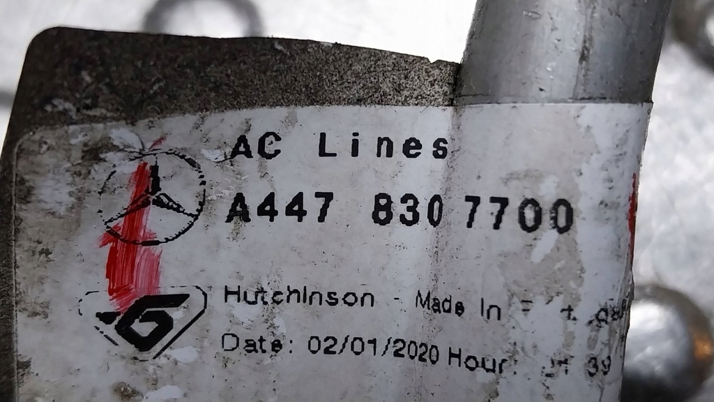 Шланг кондиционера a4478307700 mercedes vito v-klasa w447 в Украине