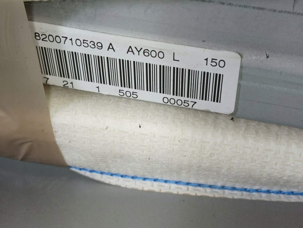 фото №3, Шторка безопасности подушка безопасности правый renault espace iv 8200710539