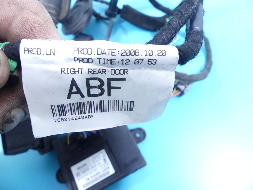 фото №4, Электропроводка жгут дверь правый задняя freelander ii