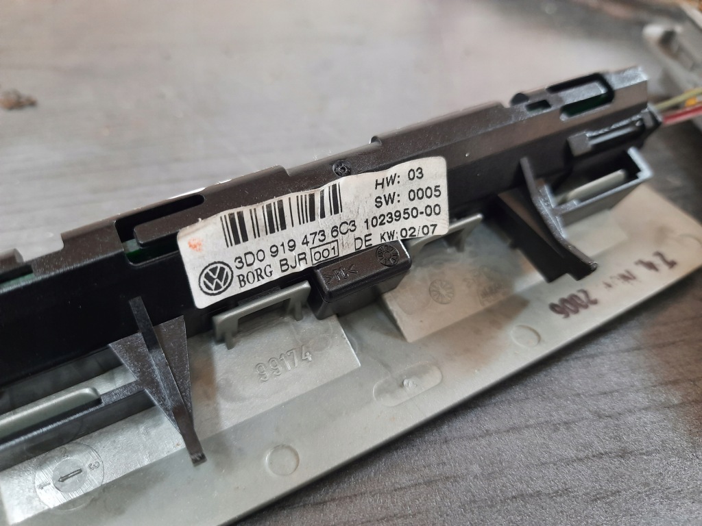 фото №5, Touareg 2.5tdi 7l lift лампа джгут стельовий