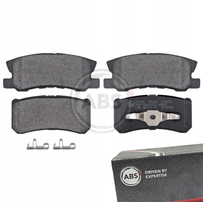 фото №1, A.b.s. 37199 набір гальмівних колодок гальмівних, гальма дискові