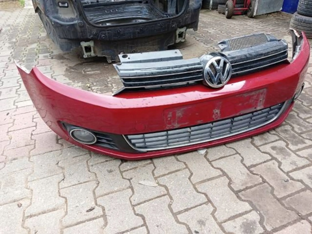 фото №14, 5k0807221 бампер перед передній vw golf vi