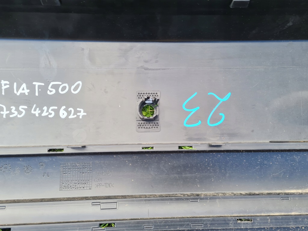 фото №6, Бампер задня fiat 500 pdc хром 735425627 гарний