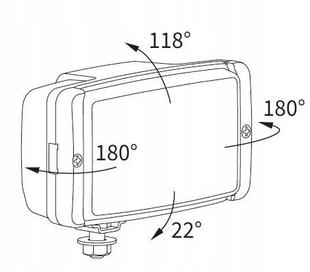 фото №8, Фара протитуманна фара дальнє світло 138x78mm захист комплект 2 sztuk s2y