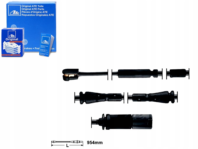фото №1, Датчик зносу гальмівних колодок гальмівних [ate]