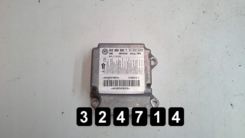 фото №1, 2006 vw golf ecu 1k0909605t 5wk43412