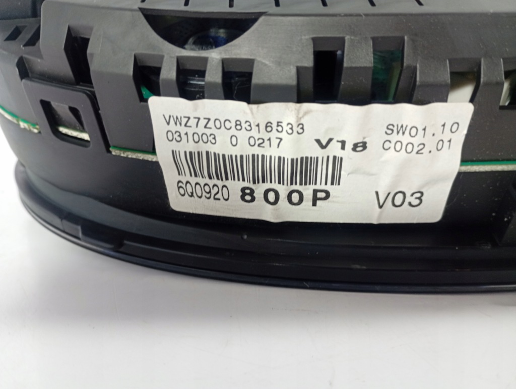 фото №5, Vw polo n9 9n 05-09 счетчик приборы obrotomierz 6q0920800p пробег 199807