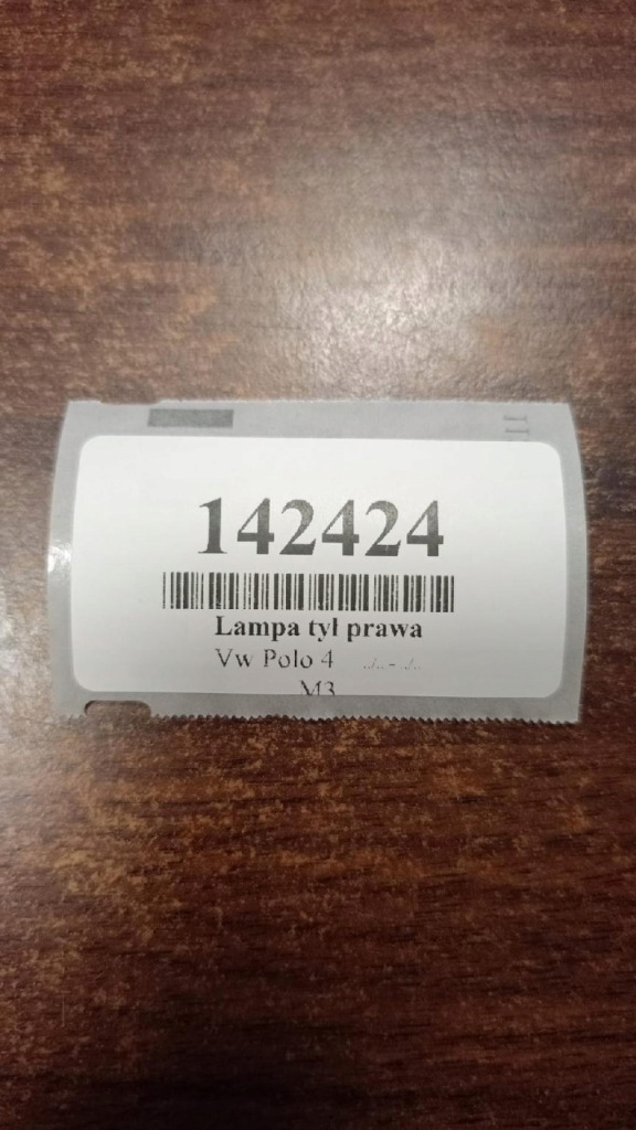 Vw polo iv фара правый  задняя 6q6945096b Оригинал