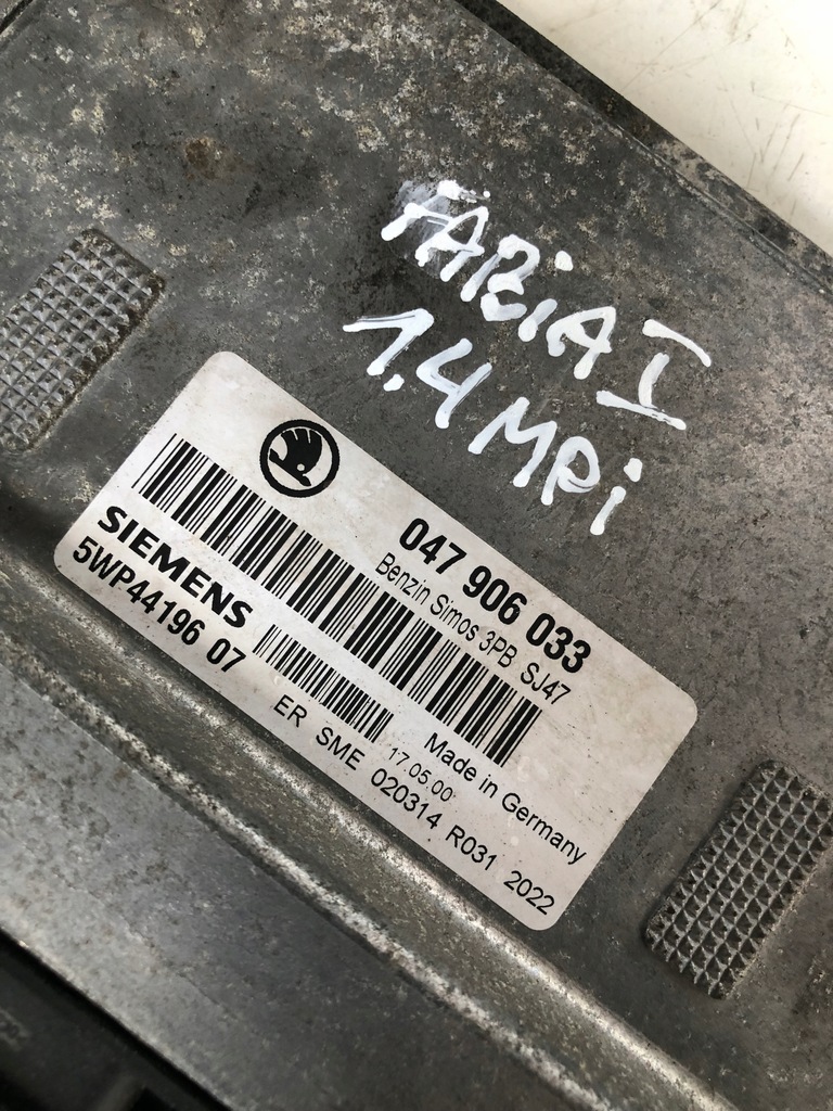 фото №5, Блок керування набір стартовий skoda fabia i 1.4 mpi 047906033
