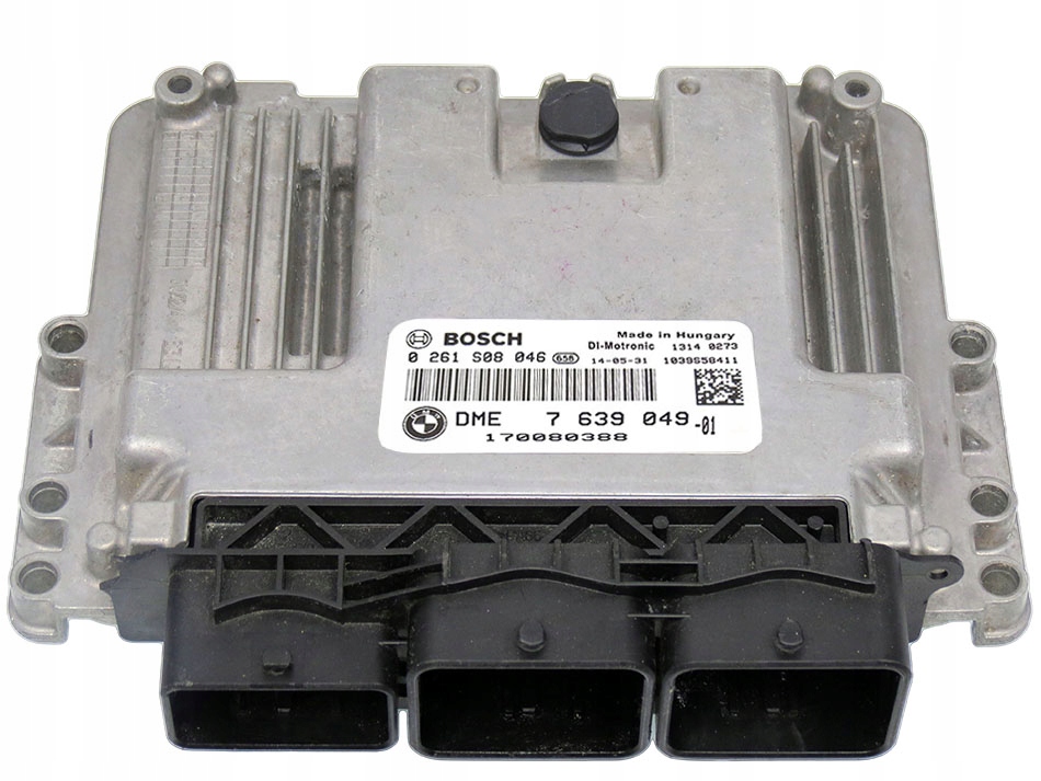 фото №1, Бортовой компьютер ecu cooper 1.6 dme7639049-01 0261s08046