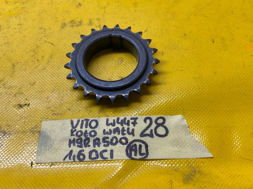 фото №8, Колесо зубчасте вала vito w447 w205 1.6 dci r9ma500 6077r