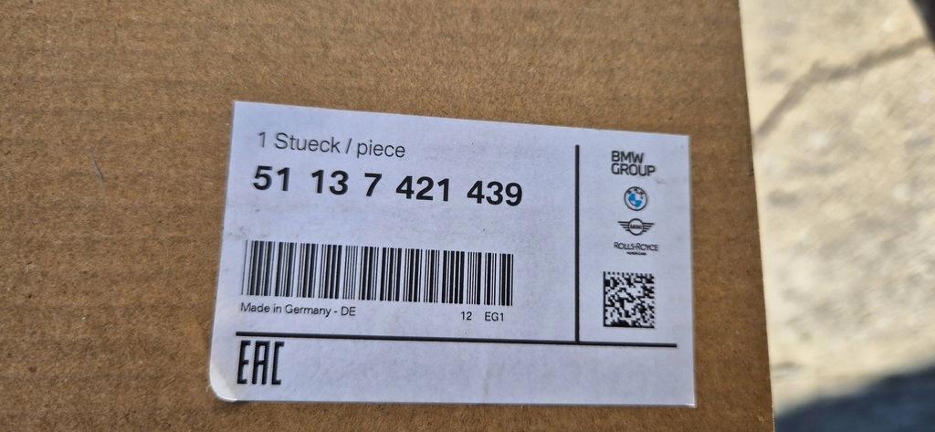 фото №10, Bmw x2 f39 18-23 молдинг дверь левый перед нелакированная nowa org