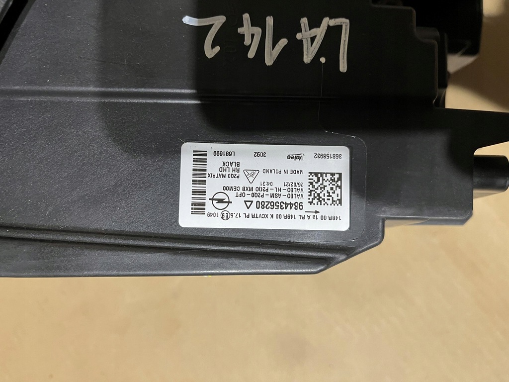 фото №15, Opel mokka ii b комплект лампа перед full led