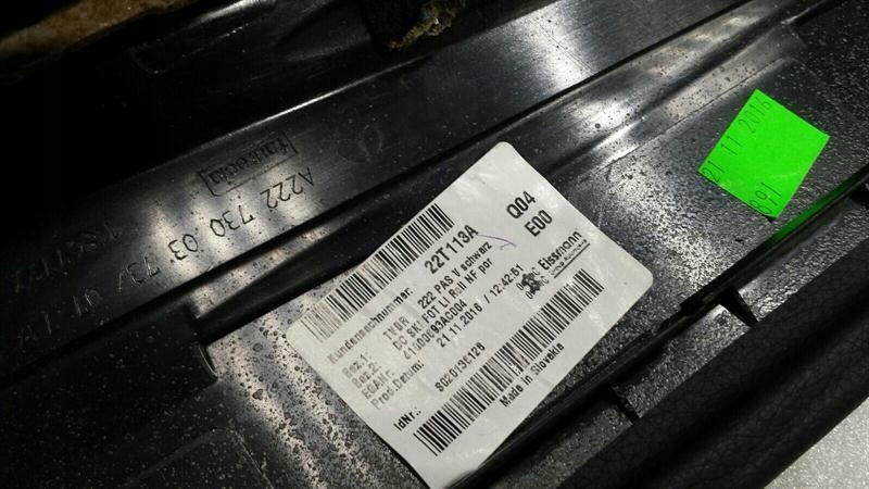 Карта двері mercedes s-class w222 rlh a2227301902 панель двері задній лівий lwb Ціна