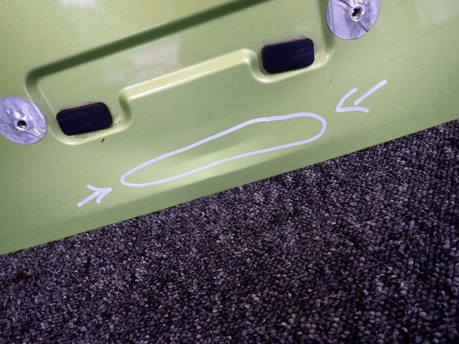 фото №5, Hyundai kona 17- крышка багажника задняя задняя