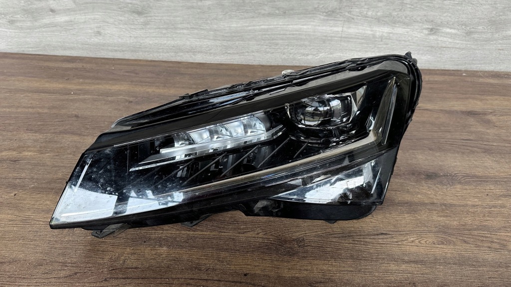 фото №1, Skoda superb iii lift фара лампа лівий full led europa 3v1941015d