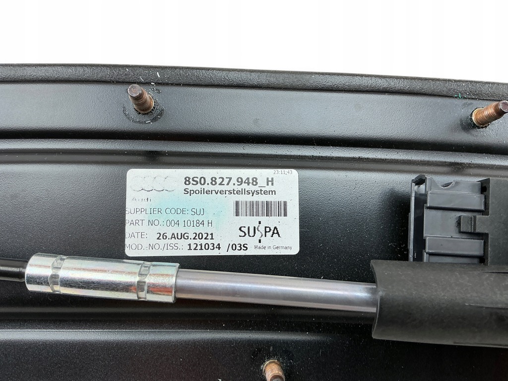 фото №10, Audi tt tts rs mk3 8s 2021 з задній спойлер кришки задній / багажника