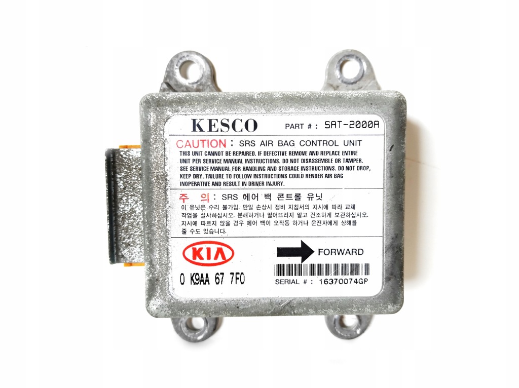 фото №1, Модуль датчик подушка безпеки kia clarus 0k9aa677f0