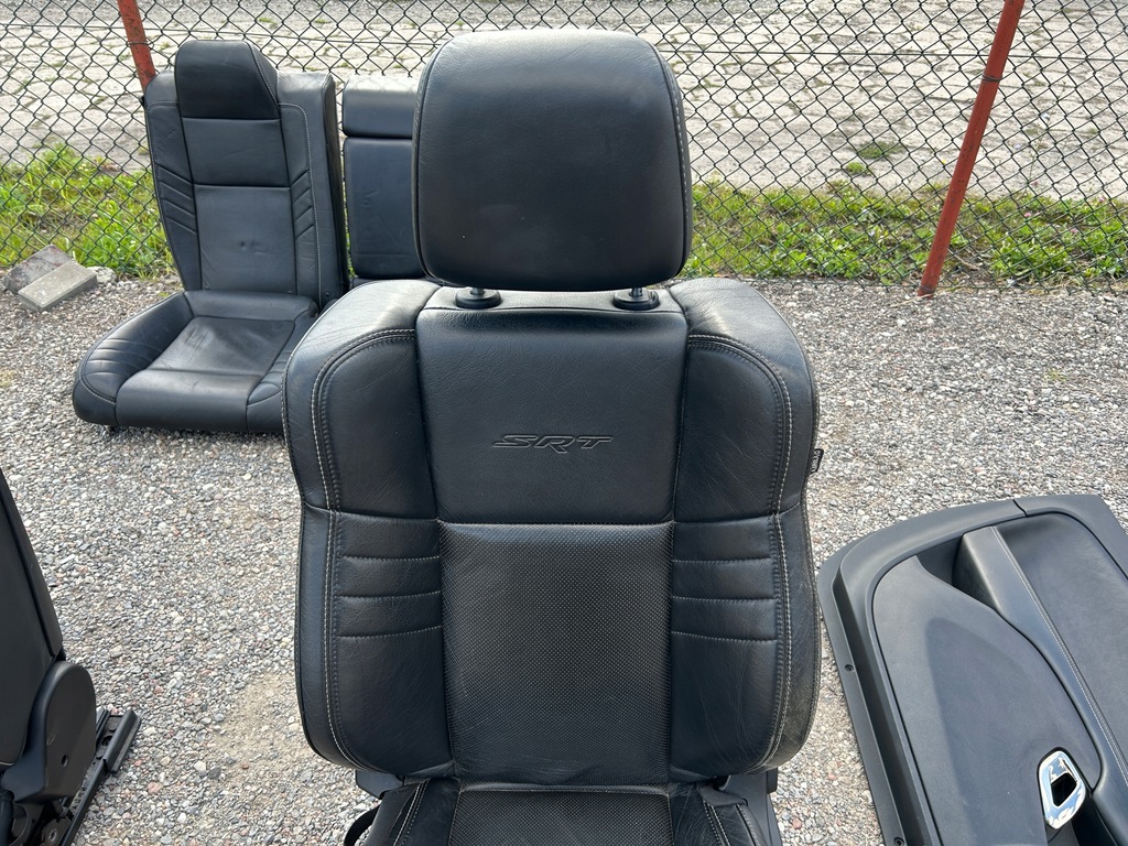 фото №7, Сидіння заднє сидіння обшивки салон шкіра dodge challenger srt hellcat 2015-