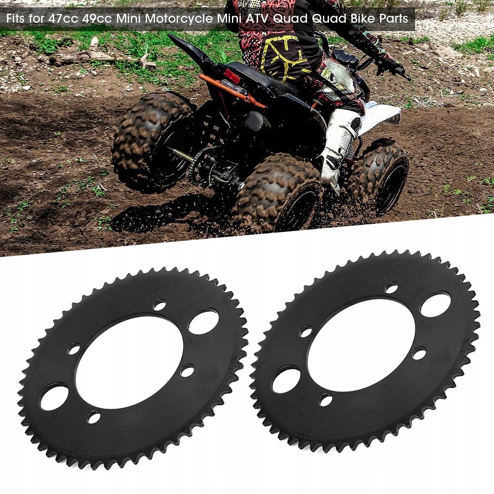 2 szt. 25h 55t 54mm шестерня задня підходить до 47cc в Україні