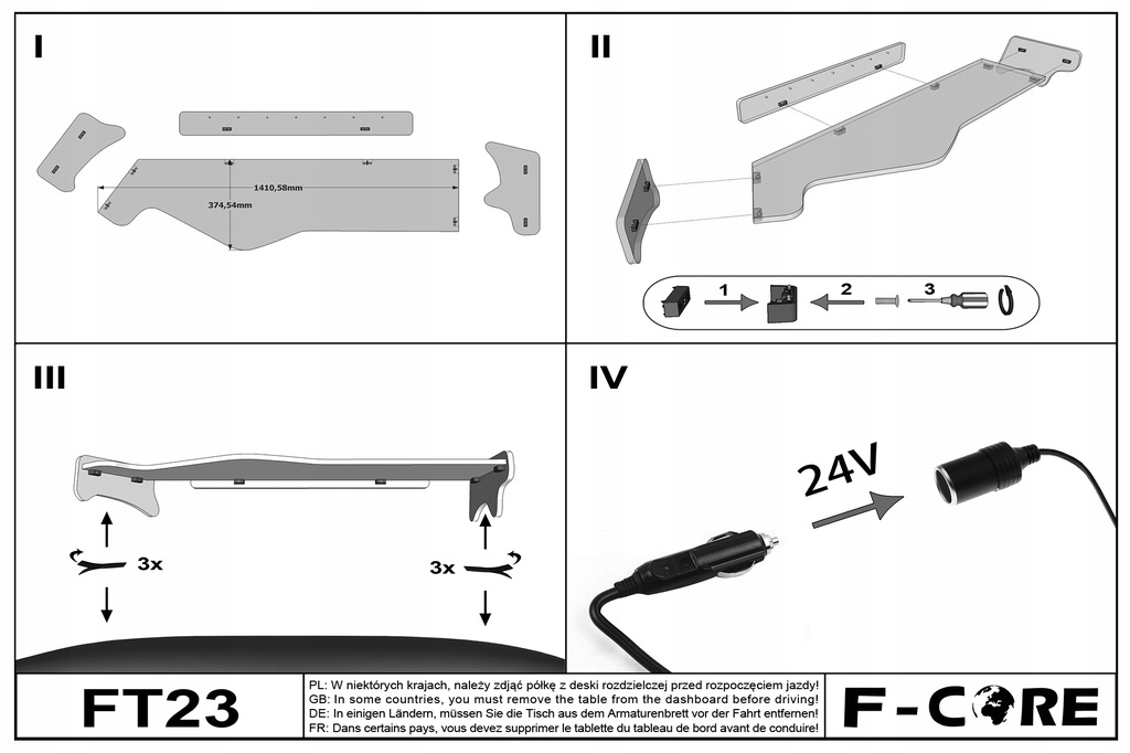 фото №7, Полиця na панель tir iveco stralis 02-12 подвійний