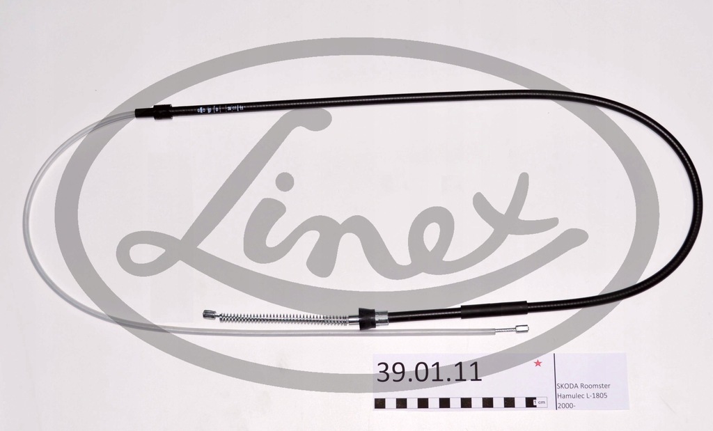 фото №1, Трос тормоза ручного skoda roomster 1,2 1,4 06-