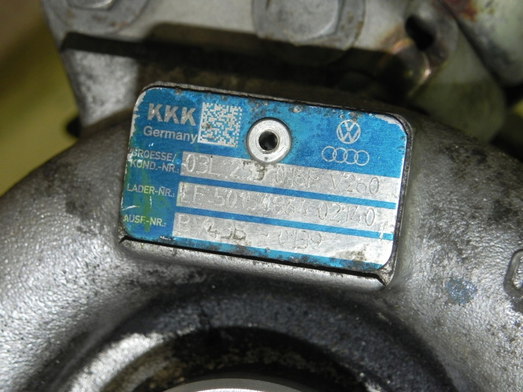 фото №5, Audi seat skoda octavia ii 2.0tdi turbo турбина турбонагнетатель