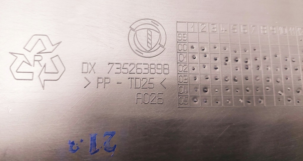 фото №4, Оригінал alfa romeo захист обшивка стійка праве 735293378 alfa romeo 147