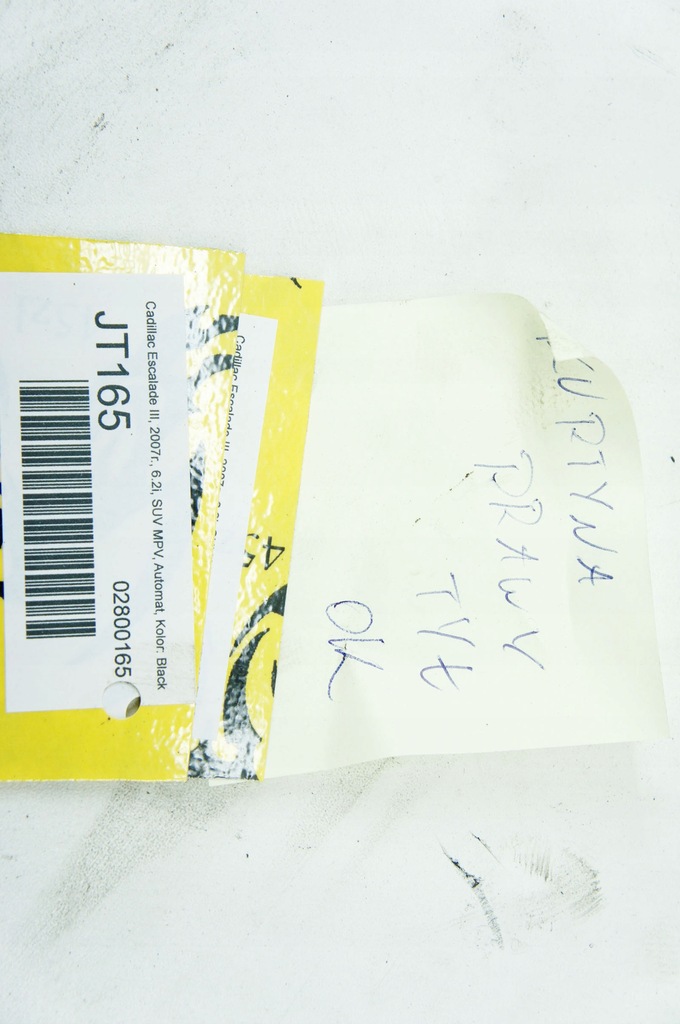 фото №5, Jt165 cadillac escalade iii подушка безопасности шторка безопасности правая