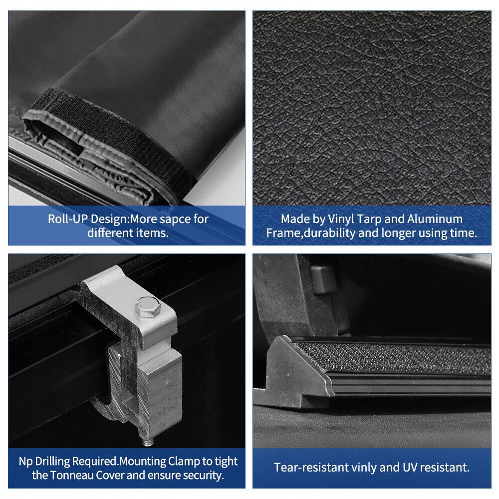 фото №7, Крышка шторка кузов 6.75 ft - 205,74cm ford f-250 f-350 99-23