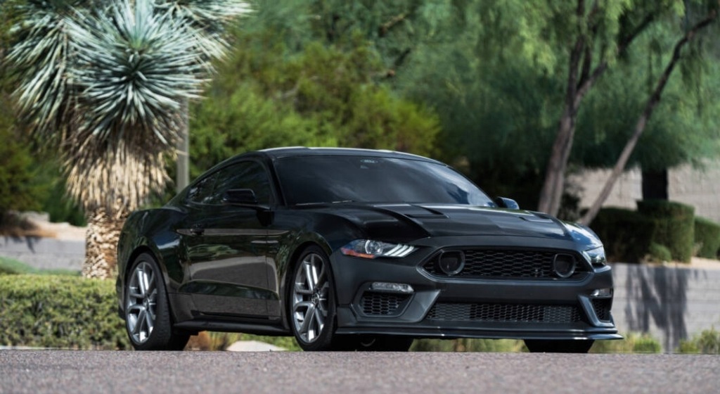 фото №10, Ford mustang 2018-2023 бампер передний комплект стиль mach 1