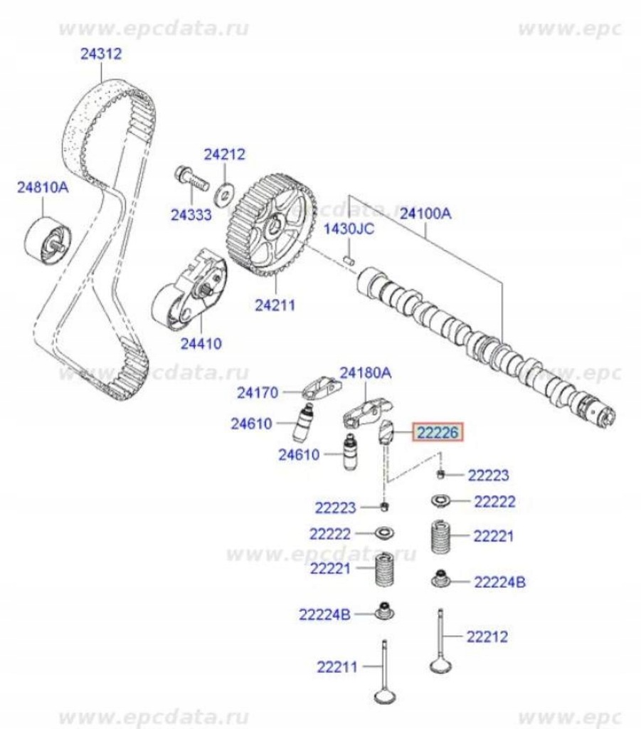 фото №8, Кронштейн клапана впускной hyundai matrix 01- 1.5