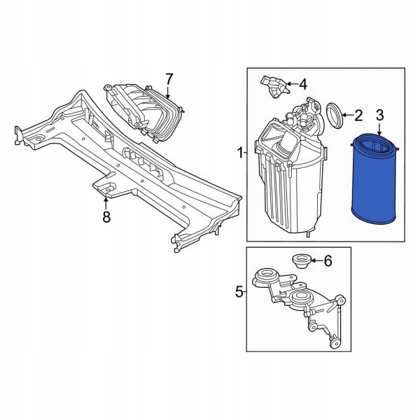 фото №9, Mercedes c w206 sl w232 2.0 43 amg корпус фільтра повітря a1390909301