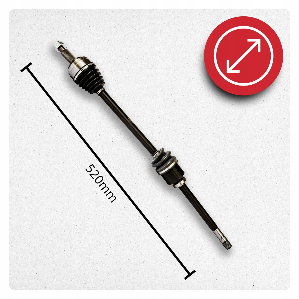 Приводной вал правая renault master 3 3 2.3 dci к 2014 механическая коробка передач новая Оригинал