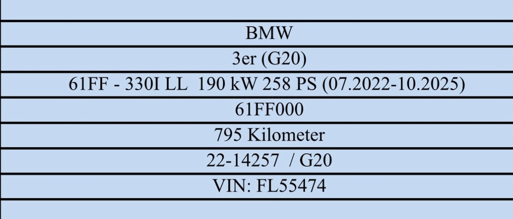 фото №6, Поворотный кулак рычаг амортизатор bmw 3 g20 g21 795km