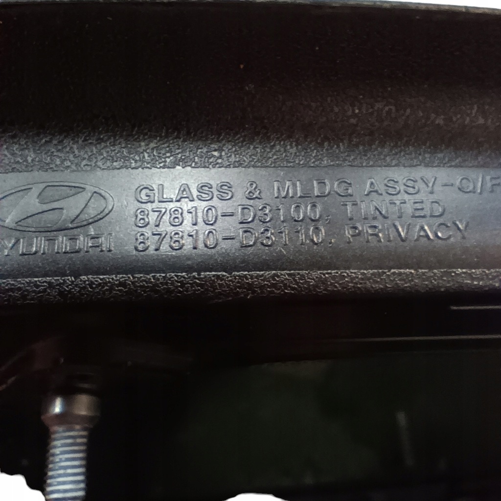 фото №8, Скло кузовна лівий задня hyundai tucson iii 87810-d3100