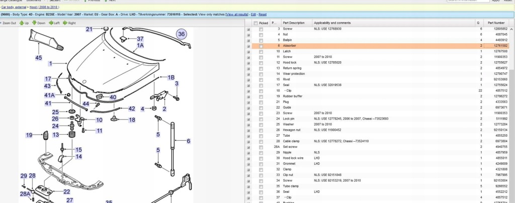Saab 9-5 2007 амортизатори Недорого