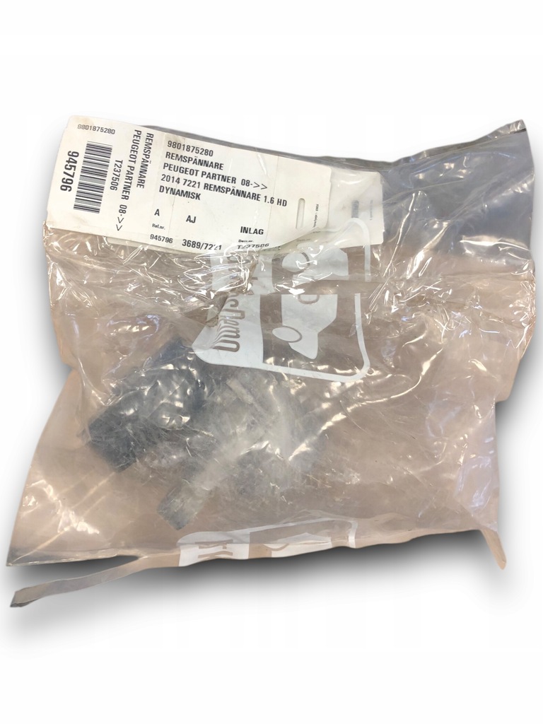 фото №1, Peugeot partner натягувач ролик ремінь 9801875280