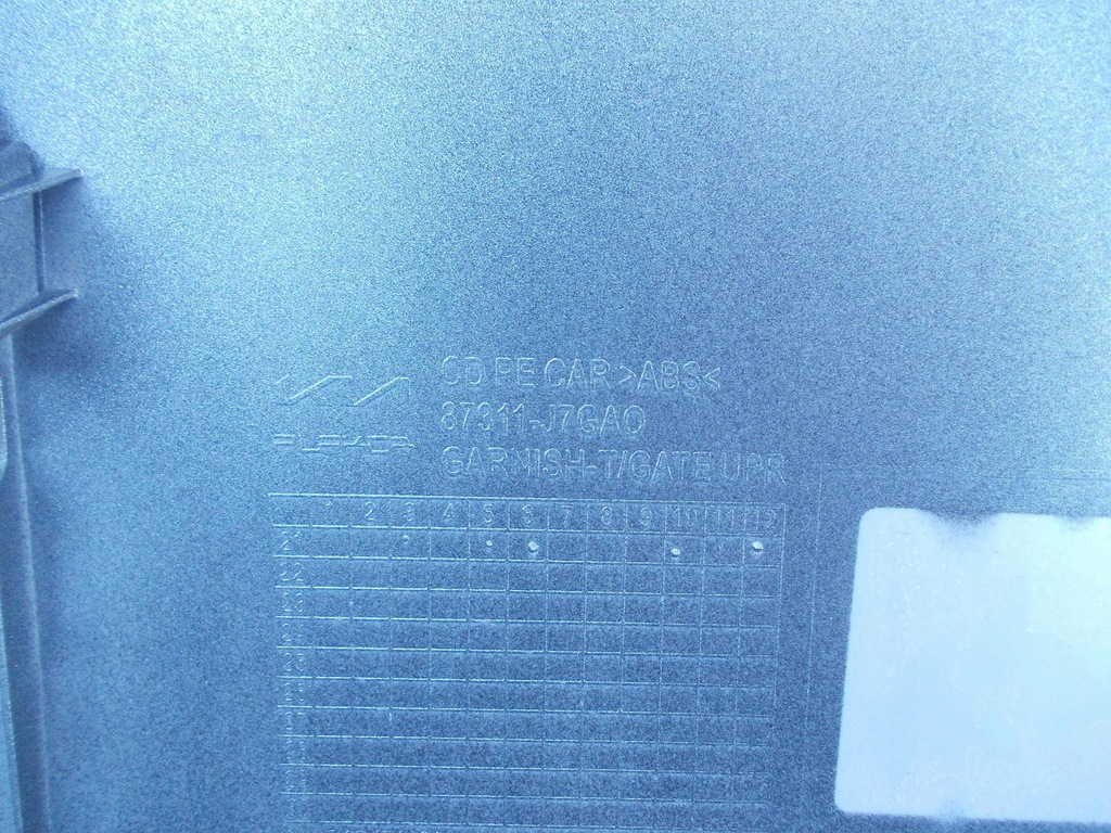 фото №12, Накладка кришки задній kia ceed 3 2018-