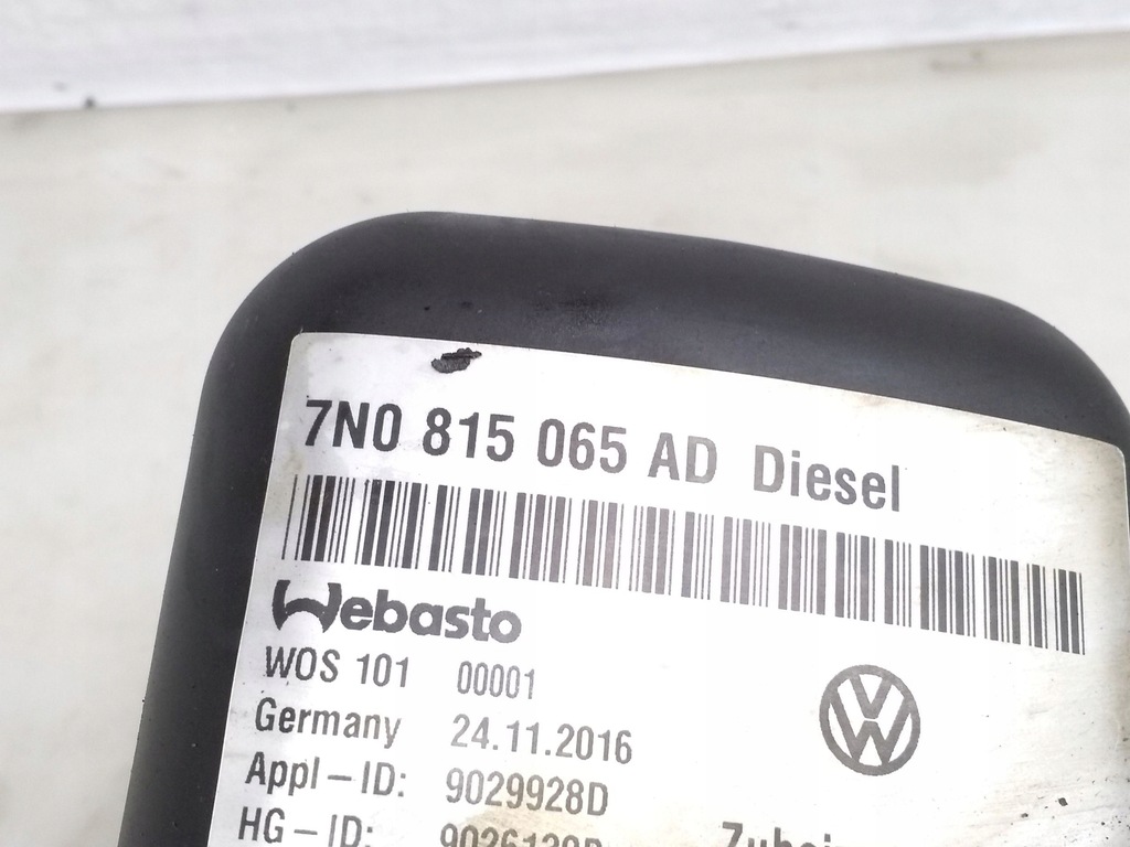 фото №5, Seat alhambra mk2 2017 обігрівач стояночний webasto