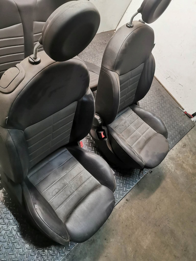 фото №7, Сиденья pół кожа fiat 500 версия uk