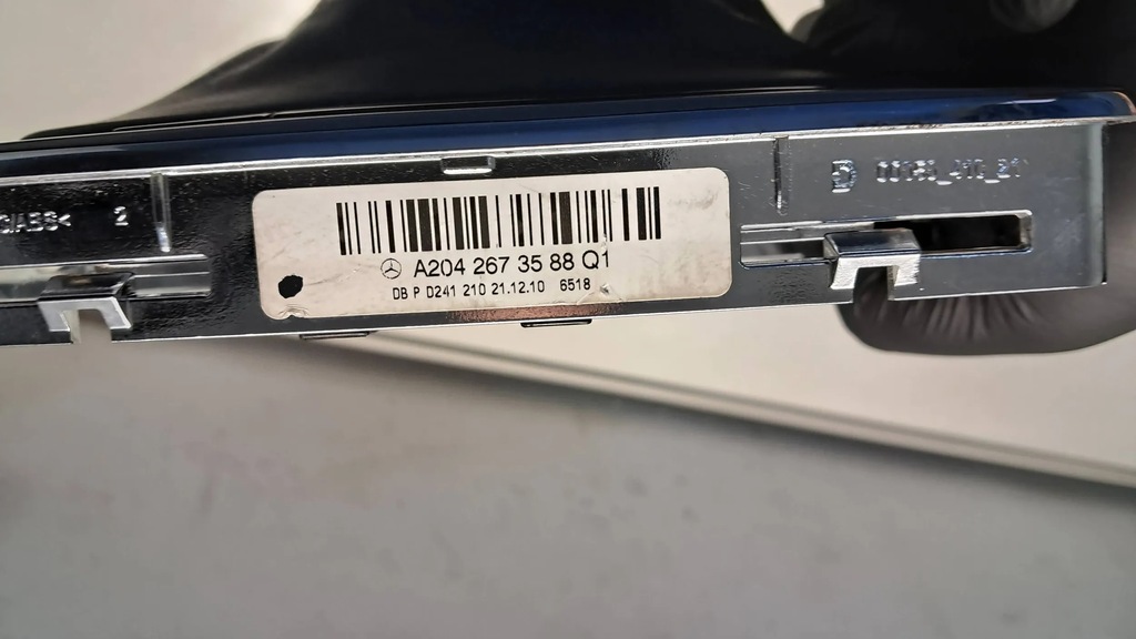 фото №11, Mercedes-benz c klasa w204 ручка чохол рамка хром домкрат перемикання передач