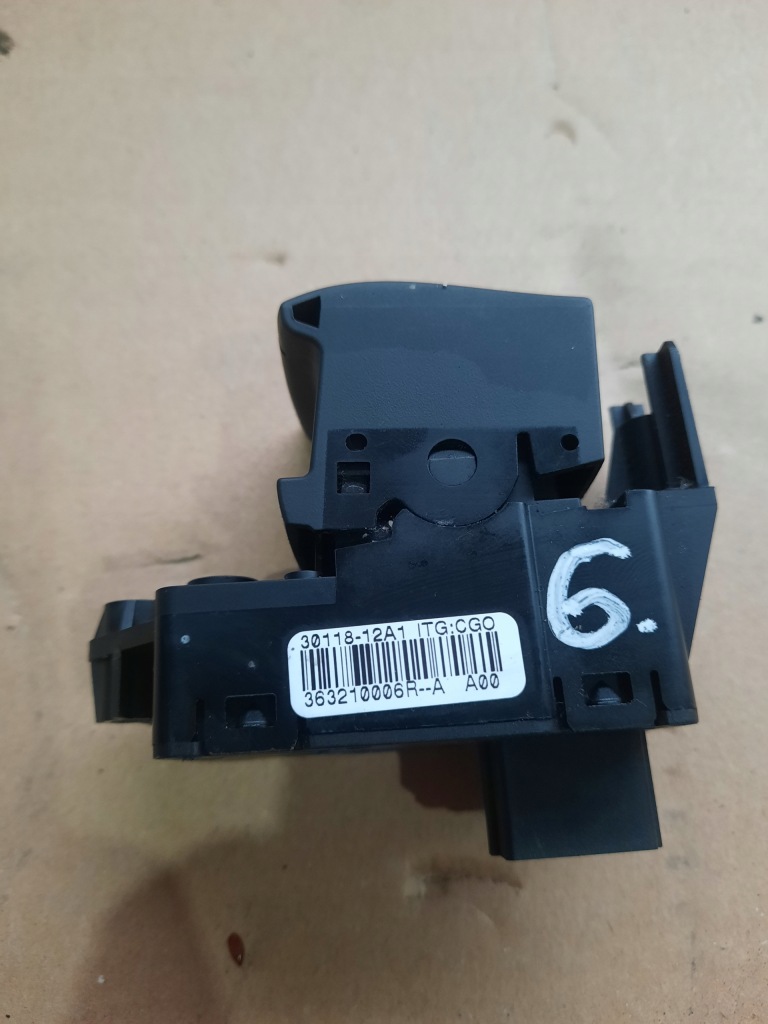 фото №4, Рычаг ручка кнопка тормоза ручного renault scenic iii 363210006r