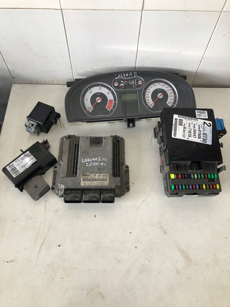 фото №1, Блок управления набор стартовый renault laguna ii 2.0 dci 16v 0281012659