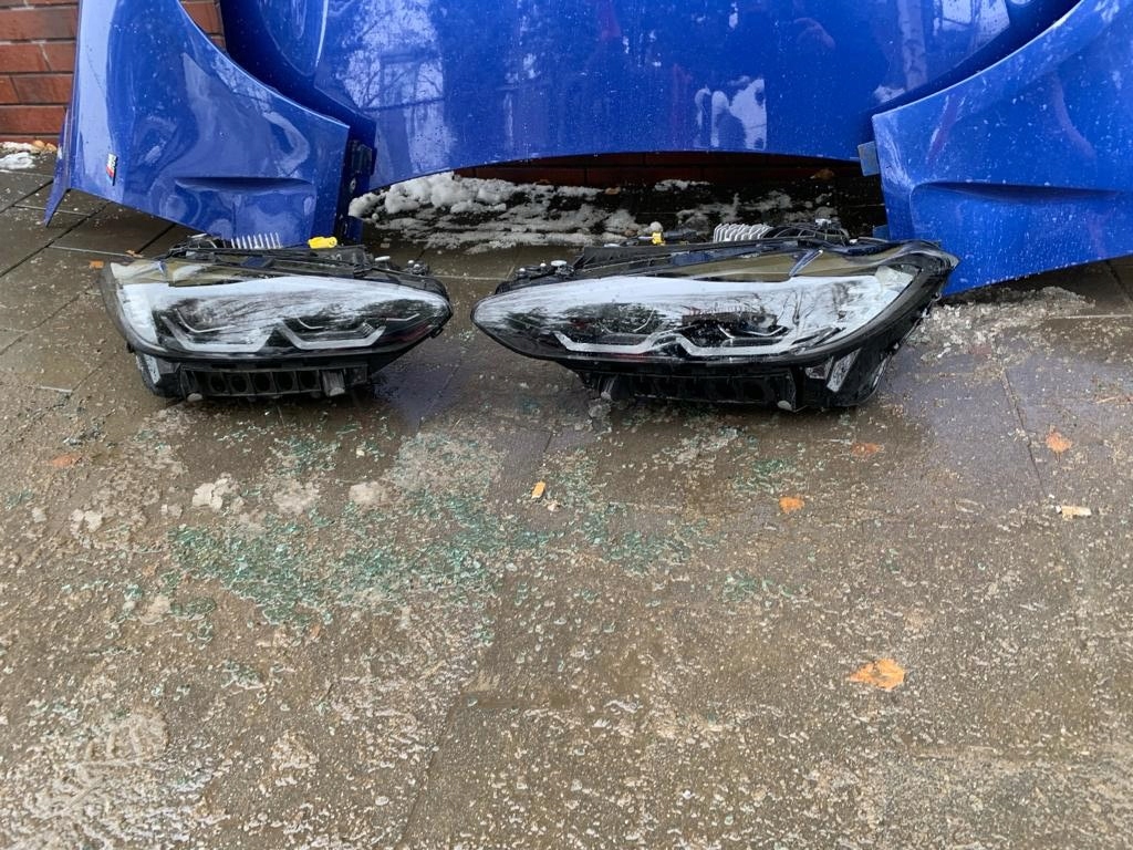 фото №7, Бампер капот лампа kompletny перед bmw 4 g22 lift m-pakiet led