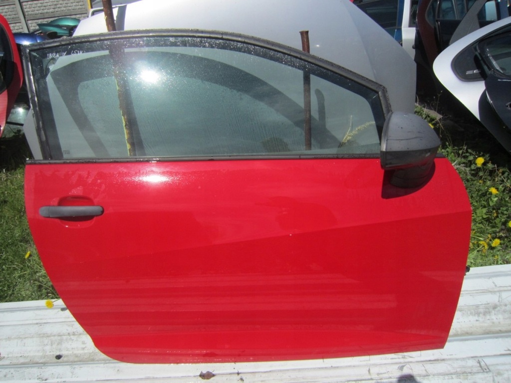 фото №1, Seat ibiza iv 3d дверь правое ls3h полный