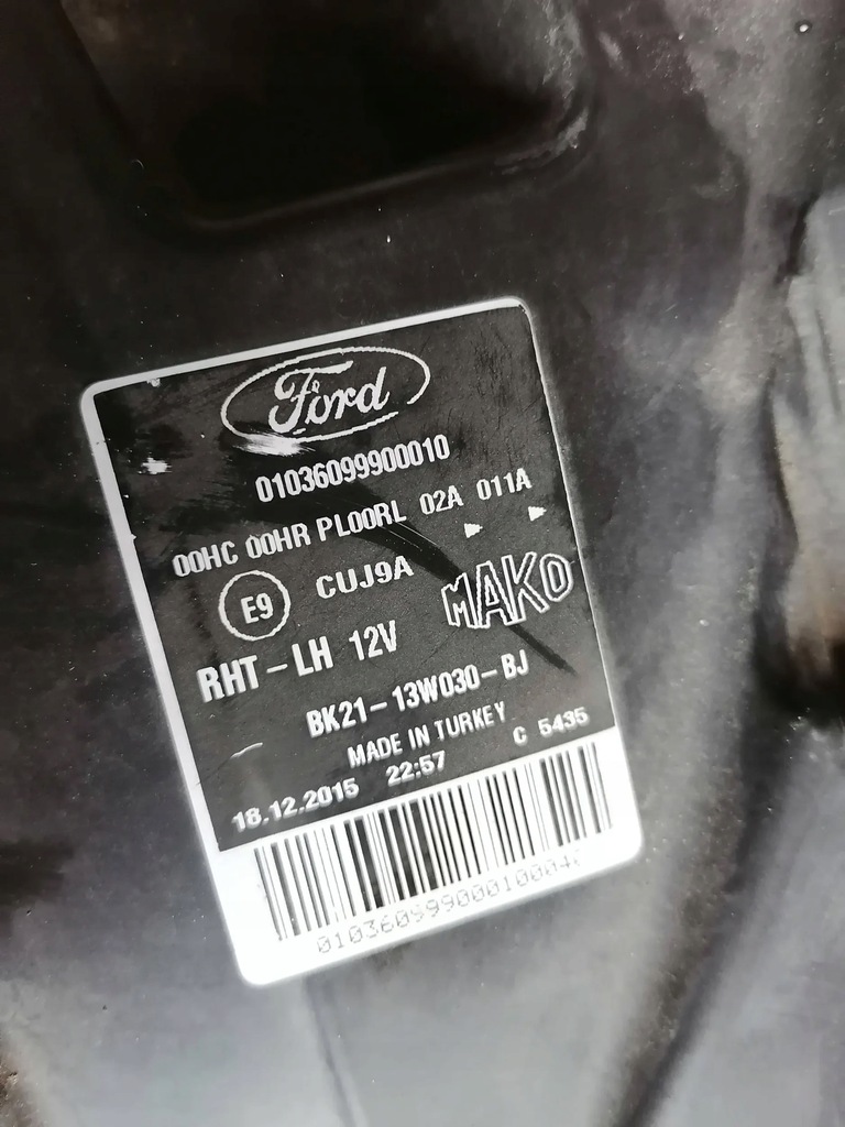 фото №10, Ford transit custom 13- перед левая лампа europa