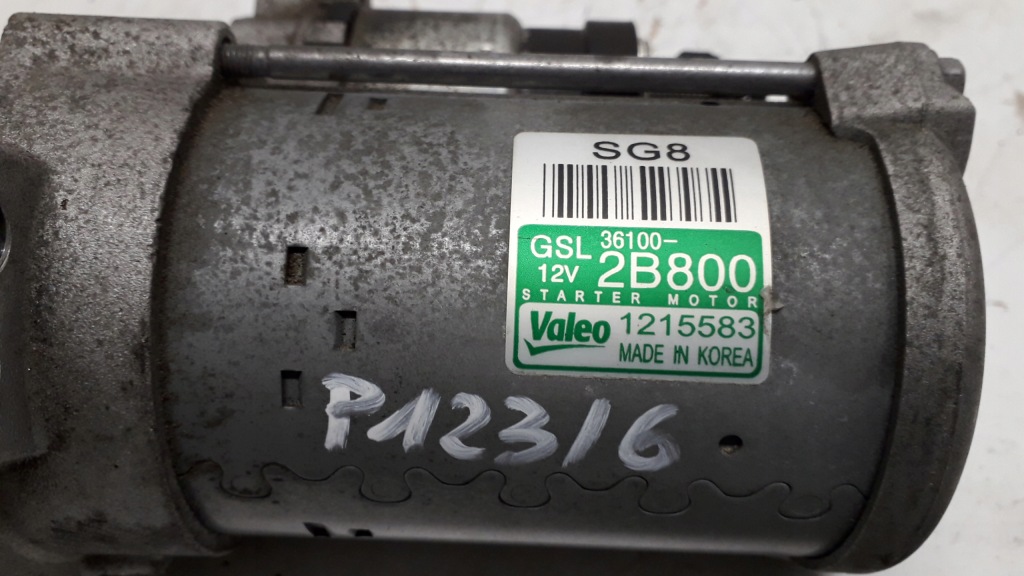 Hyundai kia 1.6 стартер 36100-2b800 Зі Шроту