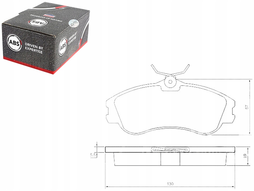 фото №1, Abs37152 гальмівні колодки гальмівний. citroen xsara picasso 00-
