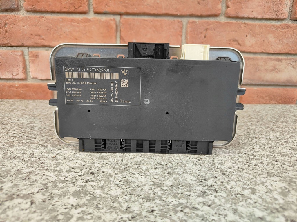 фото №1, Bmw 5 f10 f11 модуль блок керування світла frm 9273629